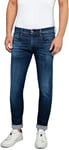 Replay Men's Anbass Slim-Fit Hyperflex Jeans with Stretch, Blue (Dark Blue 007), W38 x L34