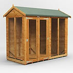 Power Garden Shed 84PASH Golden Brown 8x4