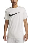 Nike Men's Shirt M NSW Repeat SW SS Tee, Summit White/Summit White/Black, DX2032-122, M