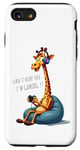 Coque pour iPhone SE (2020) / 7 / 8 Funny Gamer Giraffe Gaming pour garçons et hommes Jeu vidéo