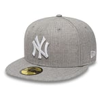 New Era 59Fifty Cap - HEATHER New York Yankees grey - 7 1/2