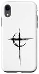 Coque pour iPhone XR Coque de protection pour téléphone portable Jésus sur la croix - Sweat à capuche - Croix