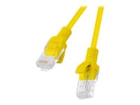 Lanberg - Patch-Kabel - Rj-45 (Hane) Till Rj-45 (Hane) - 20 M - Utp - Cat 5E - Tvinnad - Ral 1028, Gul