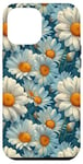 Coque pour iPhone 13 Pro Max Daisy Color Flower Floral Pattern Seamless Drawing