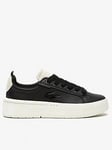 Lacoste Carnaby Platform Trainers - Black/White