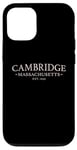 Coque pour iPhone 12/12 Pro Cambridge, Massachusetts - Simple Cambridge, MA