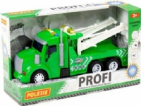 Polesie Polesie 86594 Profi motoriserad evakueringsbil, grön, ljus, ljud i låda
