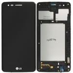 Ecran Complet Vitre Tactile + Dalle Lcd Lg K8-2017 Coloris Noir