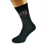 It Started with a ..... Funny Valentines Black Mens UK Size 5-12 Socks - X6N334