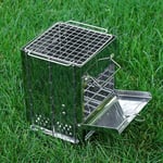 Outdoor Folding Wood Stove Stainless Steel Oven Integrated Fire Heating Stove