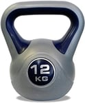 York Fitness Vinyl Kettlebell, Navy, 2 kg-20 kg