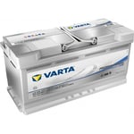 VARTA AGM Fritidsbatteri 12V 105AH 950CCA (394x175x190/190mm) +høyre LA105