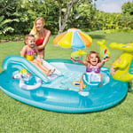 Intex Kids Inflatable Water Play Center “Gator” Crocodile Swimming Paddling Pool