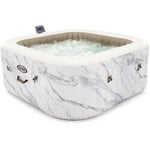 Spa gonflable carrée Bi-Zone Calacatta 4 places Intex