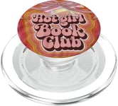 Hot Girl Book Club Rétro PopSockets PopGrip pour MagSafe