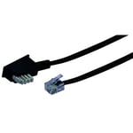 SCHWAIGER TAE-Kabel TAE-N -> RJ11 6P4C 6m schwarz