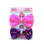 L.O.L Surprise! Reversible Sequin Jumbo Bow Set Hair Accessories Jo Jo