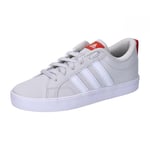 adidas Mixte VS Pace 2.0 Shoes Kids Chaussures Basses Non Football, Grey One/Cloud White/Preloved Red, 37 1/3 EU