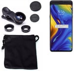 For Xiaomi Mi Mix 3 5G Camera Set Fish Eye Wide Angle Macro Lens 