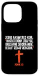 iPhone 14 Pro Max John 3:3 Bible Verses Scripture Case