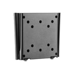 goobay 74414 Flat Universal TV Wall Mount for Monitor Max. 30 kg / 18 mm Wall Distance / 13-27 Inch Monitors/up to VESA 100 x 100 mm/Suitable for Motorhomes/Wall Mount Televisions