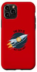 Coque pour iPhone 11 Pro Le ciel n'est pas votre limite Bitcoin Rocket