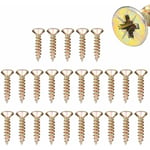 100x vis fraisée filet complet acier bichromaté pz pozidriv bois aggloméré meuble, M3 x 12 mm