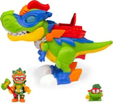 SUPERTHINGS RIVALS OF KABOOM, H-Rex Superdino - Articulated Hero Dinosaur with 1