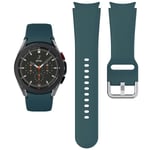 (Tähdensininen) Ranneke Samsung Galaxy Watch 4 Classic 46mm 42mm Älykello Silicone Ridge Sport Rannekoru Galaxy Watch 4 44mm 40mm Ranneke - Kellon rannekkeet