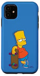 Coque pour iPhone 11 The Simpsons Bart Simpson Bleu ciel