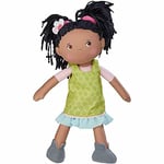 HABA 304576 - Poupée Cari, 30 cm, poupée Douce et en Tissu pour Enfants à partir de 18 Mois, avec vêtements Amovibles et Cheveux Longs