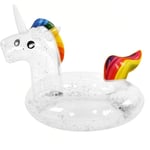 Bouée Licorne Gonflable Jouets Gonflable Piscine de Plage Ocean Bouée Piscine Adulte Bouée et Matelas Gonflable Anneau de Natation pour Enfant Adultes