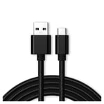 Cable USB-C pour Nintendo Switch Oled 7" - Nylon Noir 1 Mètre - Yuan Yuan