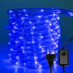 30M Tube Lumineux Extérieur led Guirlande Lumineuse Décoration,Bleu,avec Adapteur d'alimentation - Swanew