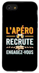 Coque pour iPhone SE (2020) / 7 / 8 L'Apéro Recrute Engagez-vous Humour Convivialité Amusant