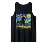 Hanoverian Starry Night Hanoverian Horse Tank Top