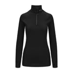 Brynje Arctic Zip Polo Ulltrøye m/Skulderinnlegg Dame Black, M