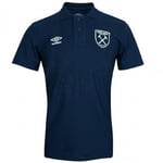 West Ham United FC Mens 22/23 Umbro Polo Shirt - 4XL