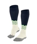 FALKE Men's SK2 Intermediate M KH Wool Functional Yarn Warm Thick 1 Pair Skiing Socks, White (Off-White 2040), 5.5-7.5