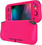 Zealprotect Coque De Protection Pour Nintendo Switch Lite,Coque Rigide Pour Switch Lite,Grip Cover Joycon Avec Protection D'écran&capuchon Joystick&cap Bouton-Rose Brillant