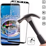 Skärmskydd Samsung S21/S21+/S9/S9+/S8/S8+/S7Edge skal Galaxy - Transparent med svart ram SAMSUNG S8