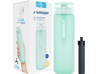 Wessper vattenflaska i glas WESSPER ActiveMax 680ml mint