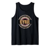 Mens Cyril The Man The Myth The Legend First Name Cyril Tank Top