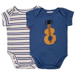 Bobo Choses 2-Pack Acoustic Guitar Baby Bodyer Blå | Blå | 12 months