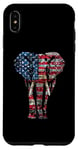 Coque pour iPhone XS Max Drapeau américain éléphant