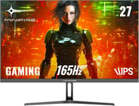 Ecran PC Gaming 27 Pouce, 165Hz, 1ms, AdaptiveSync, Moniteur IPS, FHD, sRGB 110%, 2xHDMI 2.0/1xDP 1.4 Ports, BluelightShield, Lunette Ultra-Mince (MFG27F2 câble HDMI Inclus)