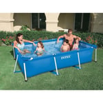 Piscine hors-sol tubulaire Intex METAL FRAME JUNIOR rectangulaire dimensions 220 x 150 x 60cm