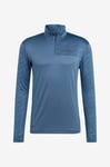 adidas Sport Performance - Funktionströja Terrex Multi Half-zip Long Sleeve Tee - Blå