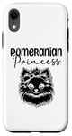 Coque pour iPhone XR Poméranie Princesse Poméraniens Pom Dog