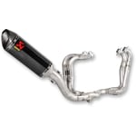 Helsystem akrapovic - Evolution 4 i 1 kolfiber titan svart